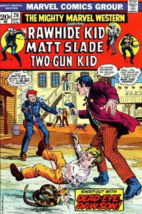 The Mighty Marvel Western (1968) #26 cover