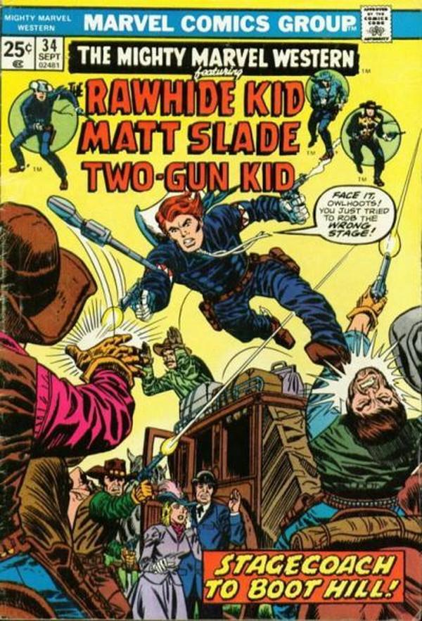 The Mighty Marvel Western (1968) #34 cover