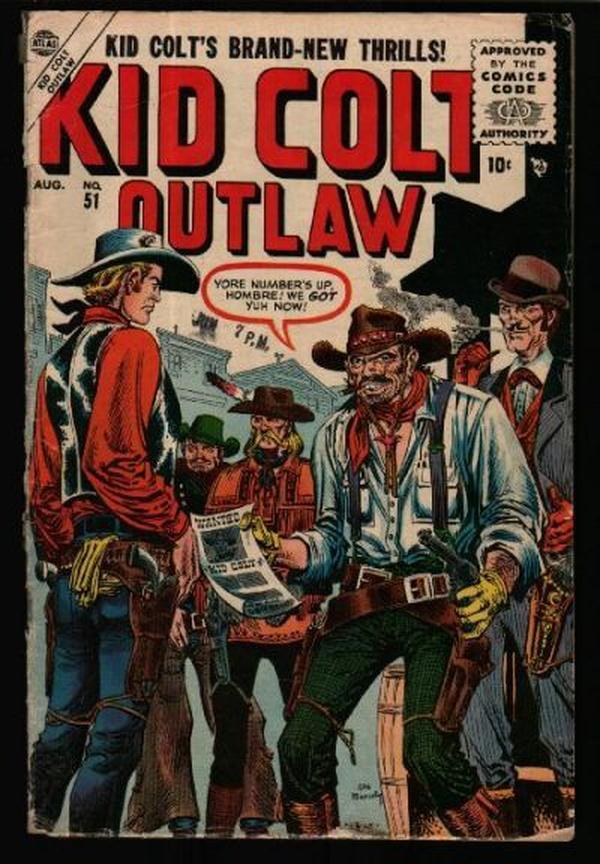 Kid Colt Outlaw (1949) #51 cover