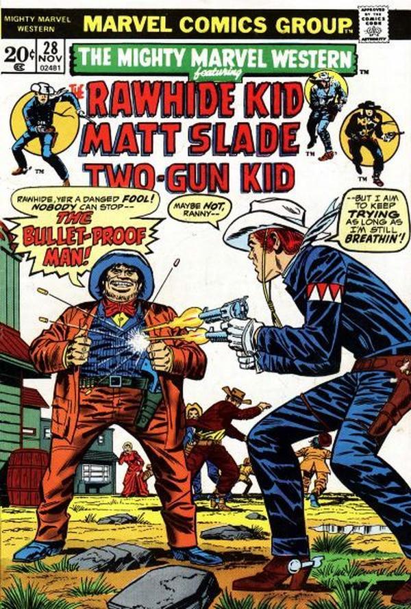 The Mighty Marvel Western (1968) #28 cover