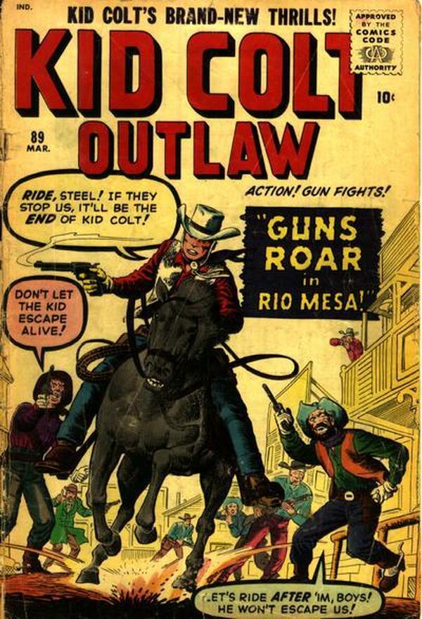 Kid Colt Outlaw (1949) #89 cover