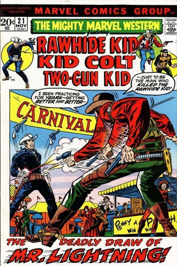 The Mighty Marvel Western (1968) #21 cover