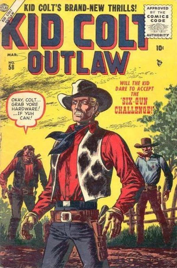 Kid Colt Outlaw (1949) #58 cover