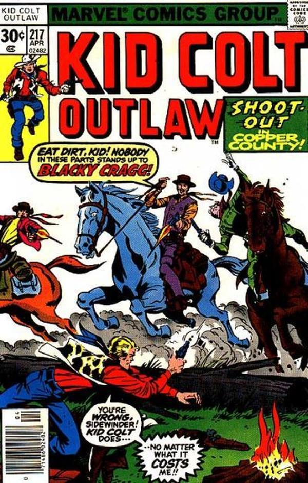 Kid Colt Outlaw (1949) #217 cover