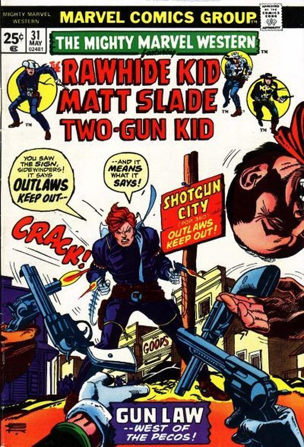 The Mighty Marvel Western (1968) #31 cover