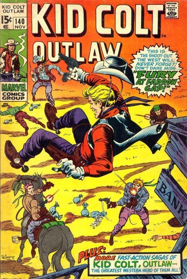Kid Colt Outlaw (1949) #140 cover