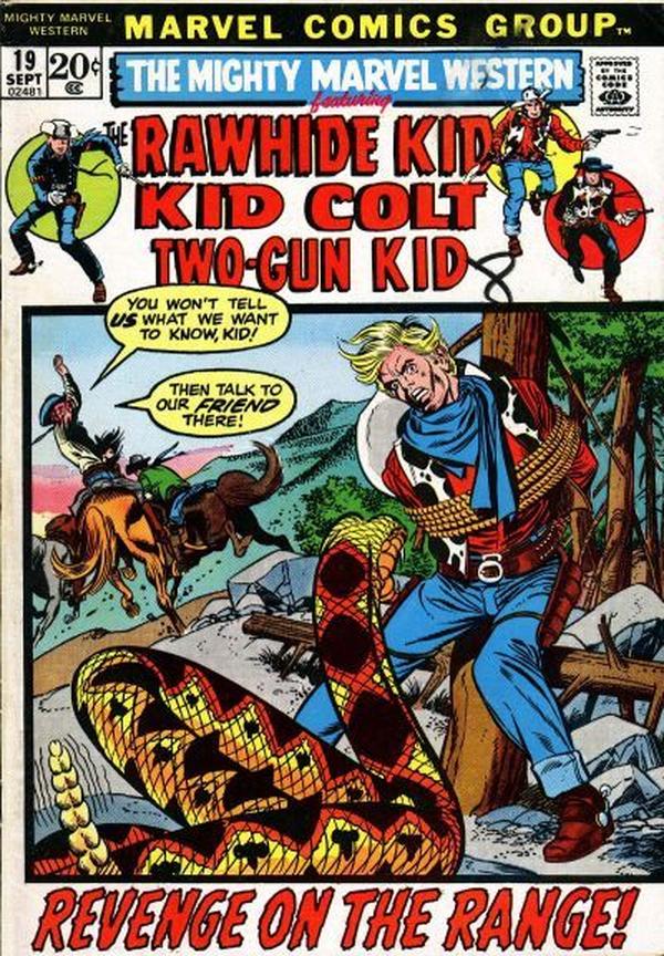 The Mighty Marvel Western (1968) #19 cover