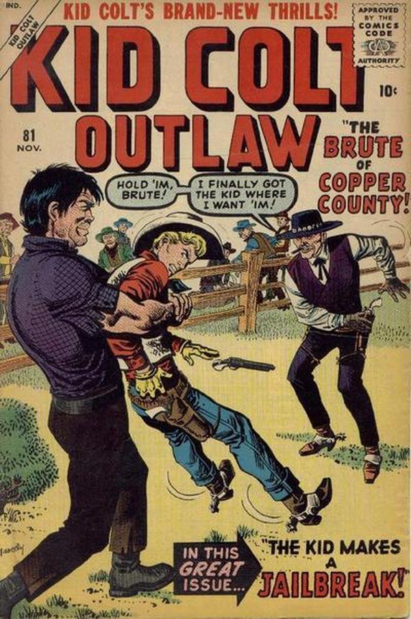 Kid Colt Outlaw (1949) #81 cover