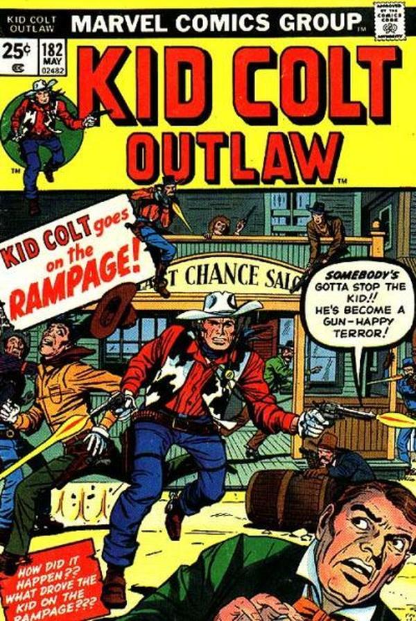 Kid Colt Outlaw (1949) #182 cover