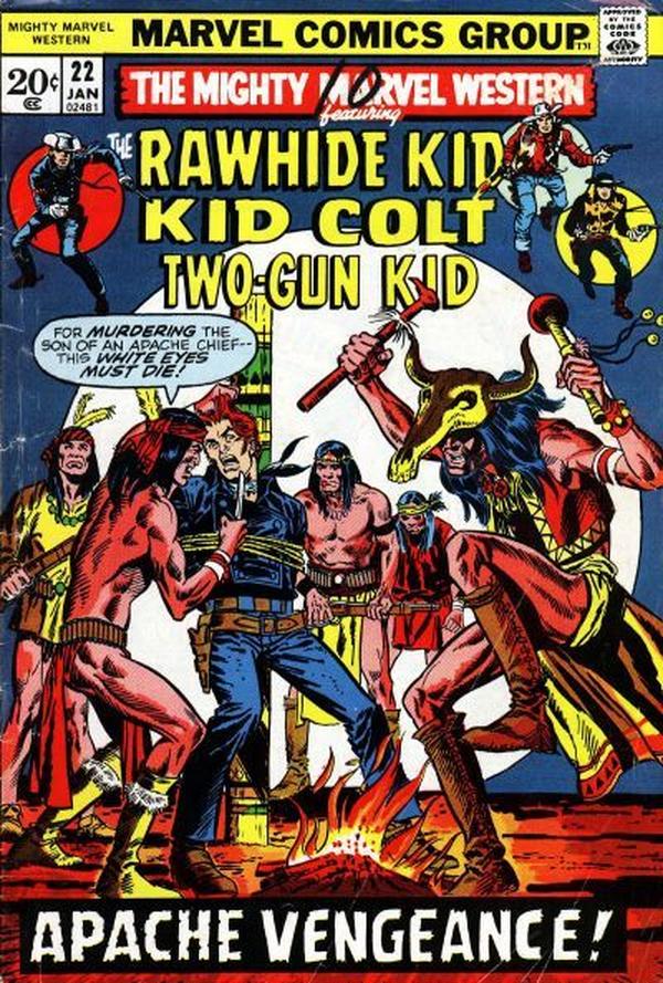 The Mighty Marvel Western (1968) #22 cover