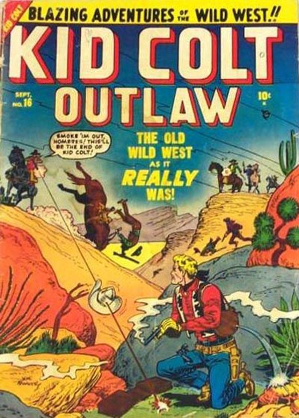 Kid Colt Outlaw (1949) #16 cover