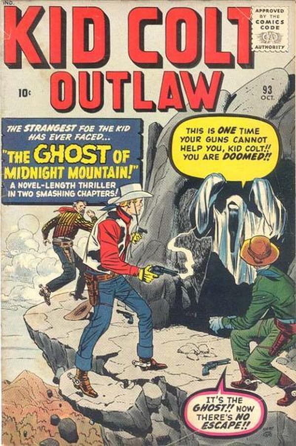 Kid Colt Outlaw (1949) #93 cover