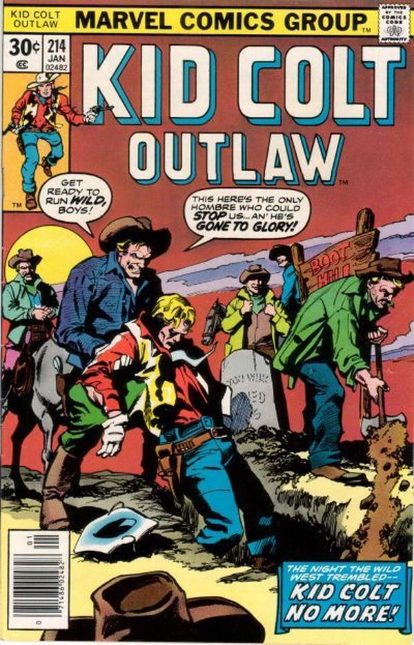 Kid Colt Outlaw (1949) #214 cover