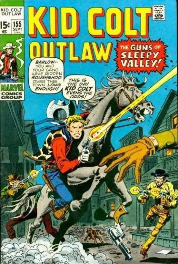 Kid Colt Outlaw (1949) #155 cover