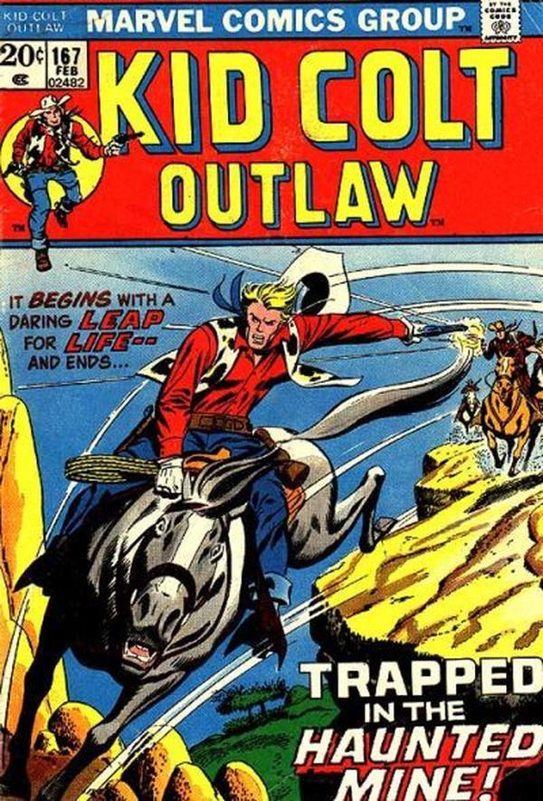 Kid Colt Outlaw (1949) #167 cover
