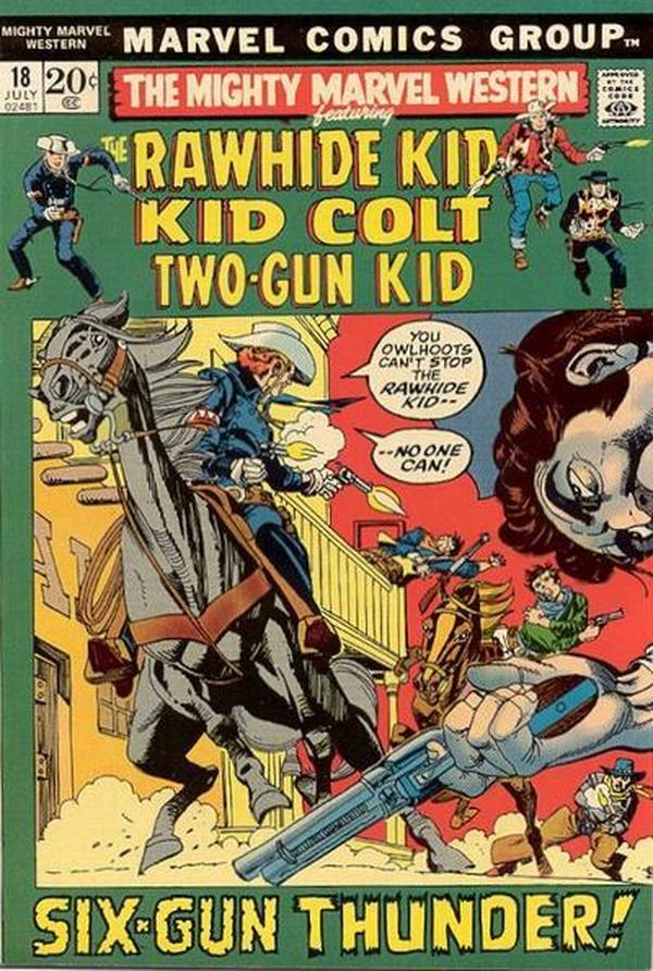 The Mighty Marvel Western (1968) #18 cover