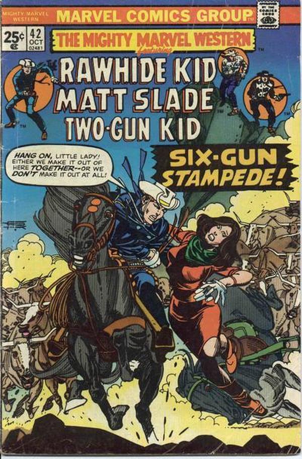 The Mighty Marvel Western (1968) #42 cover