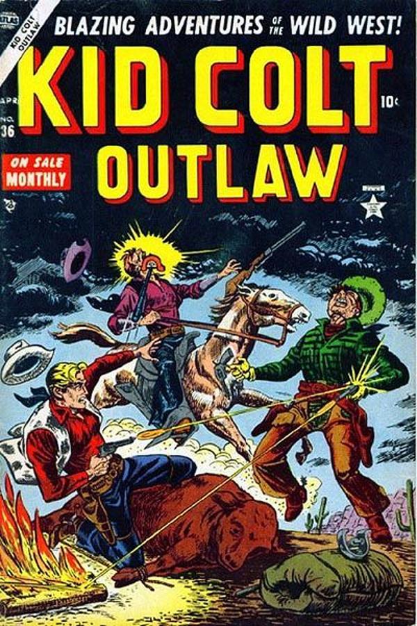 Kid Colt Outlaw (1949) #36 cover