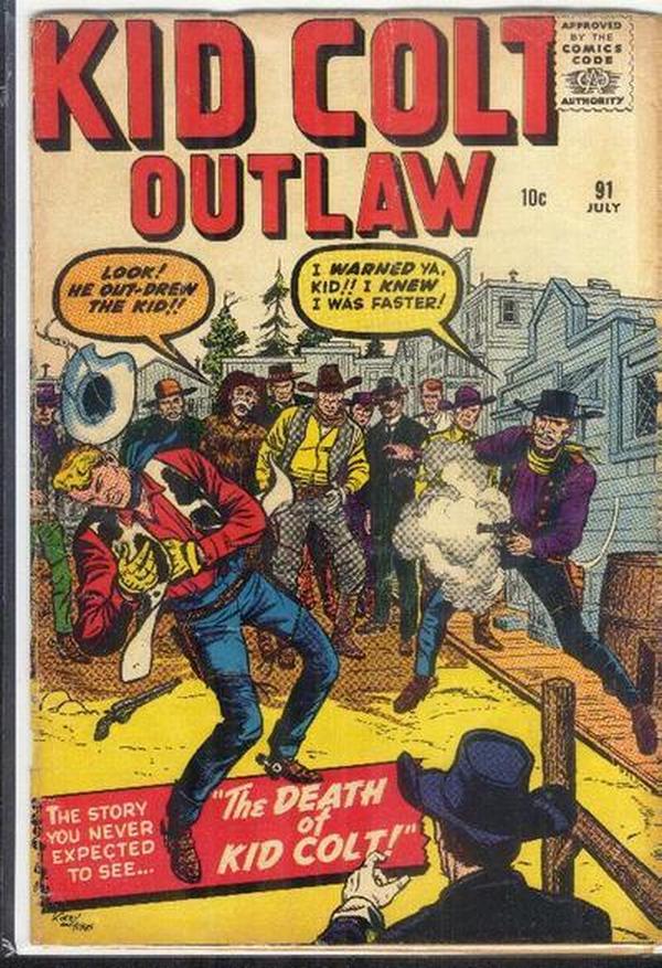 Kid Colt Outlaw (1949) #91 cover