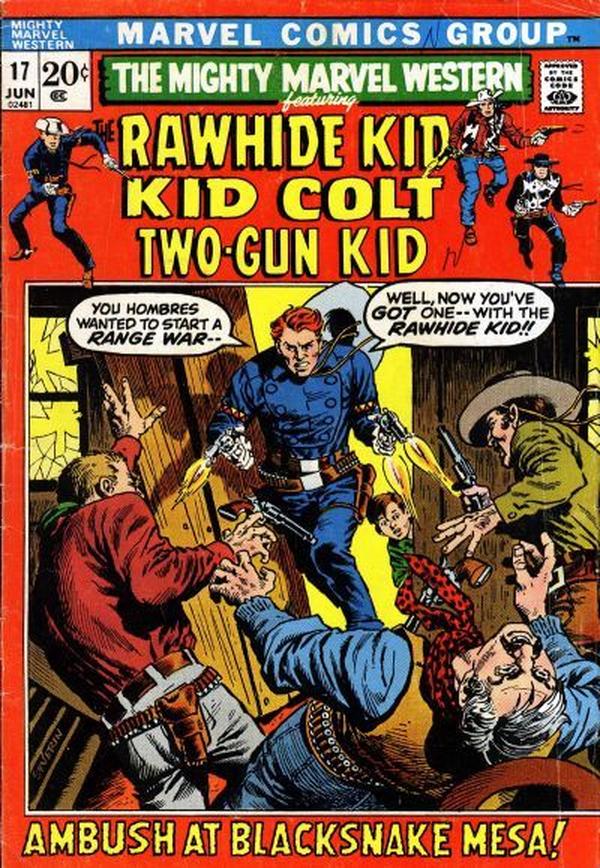 The Mighty Marvel Western (1968) #17 cover