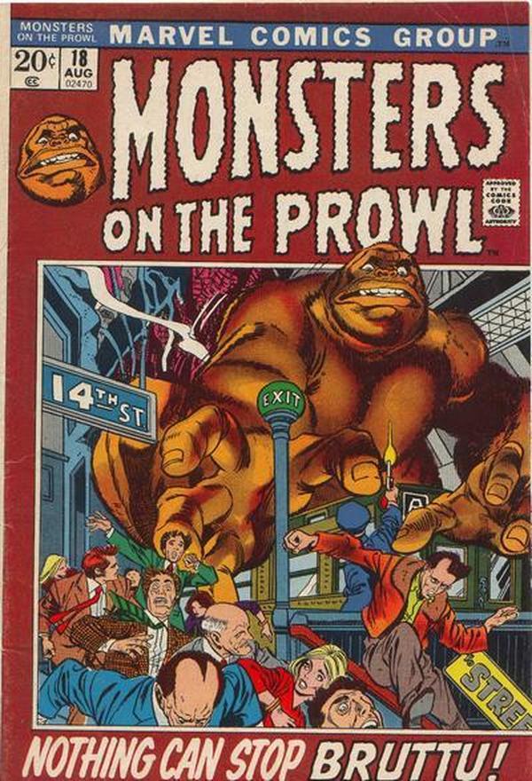 Monsters on the Prowl (1971) #18 cover
