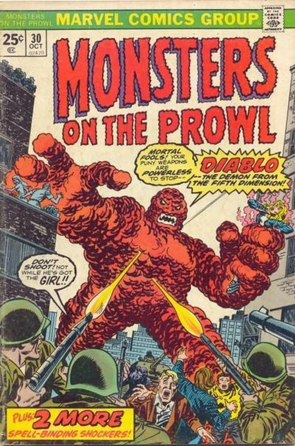 Monsters on the Prowl (1971) #30 cover