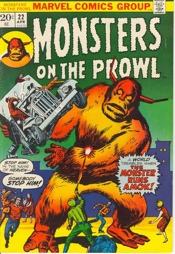 Monsters on the Prowl (1971) #22 cover