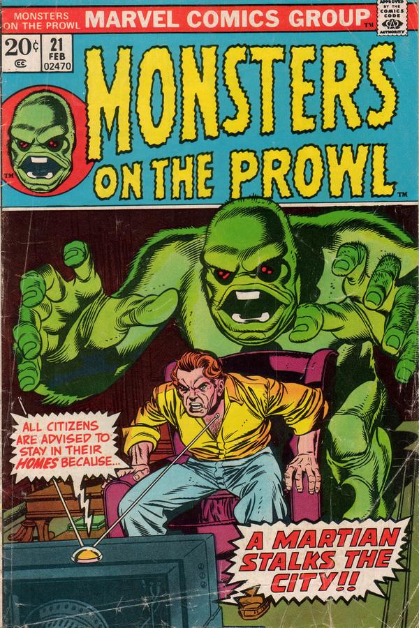 Monsters on the Prowl (1971) #21 cover