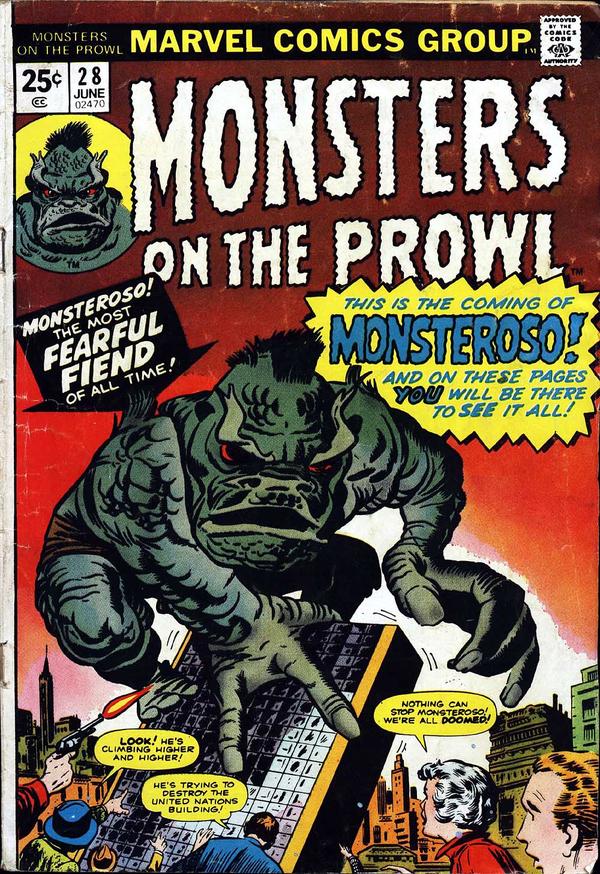 Monsters on the Prowl (1971) #28 cover