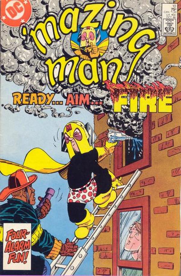 'Mazing Man (1986) #10 cover