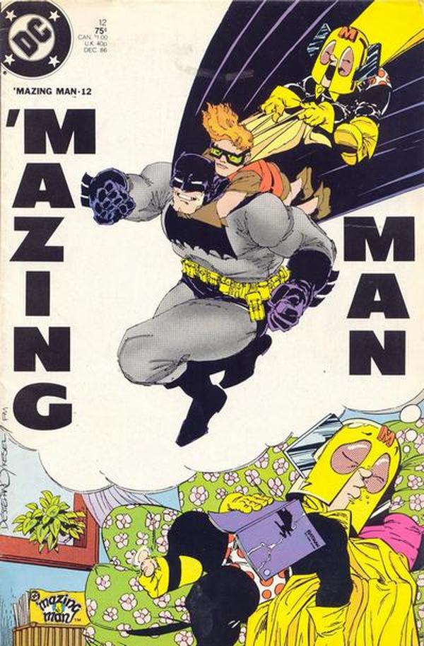 'Mazing Man (1986) #12 cover