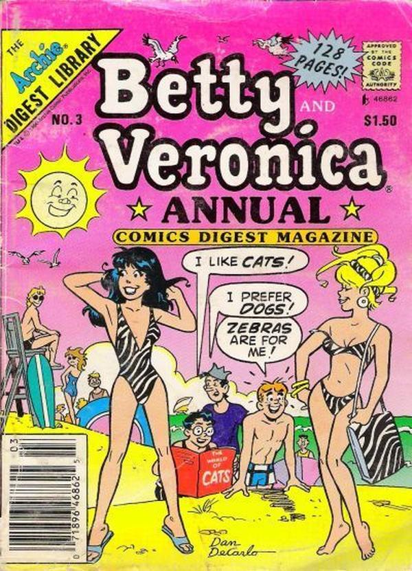 Betty and Veronica Annual Digest Magazine #3 cover