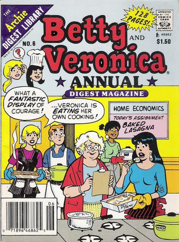 Betty and Veronica Annual Digest Magazine #6 cover