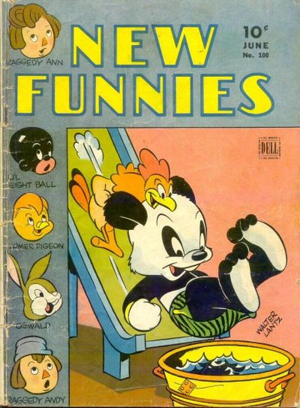 Cover of New Funnies #100