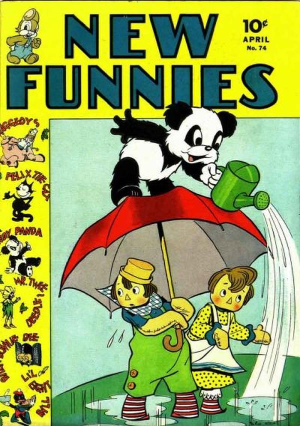 Cover of New Funnies #74