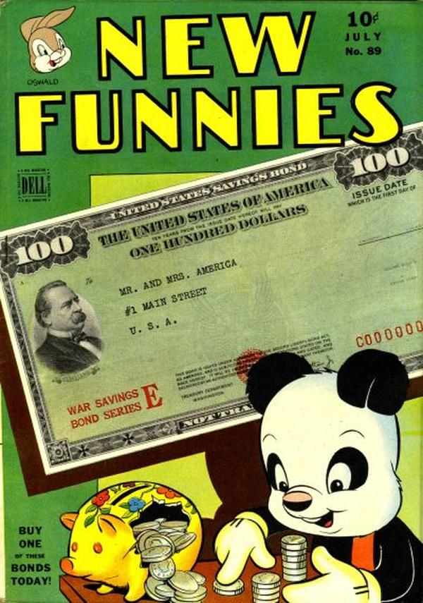 Cover of New Funnies #89