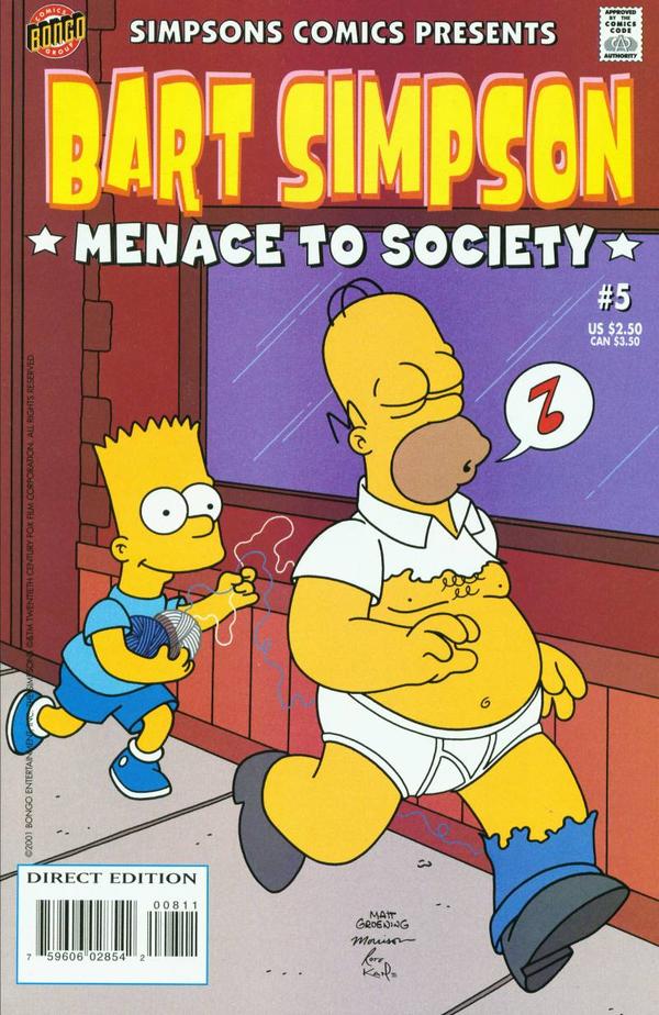 Cover of Simpsons Comics Presents Bart Simpson #5