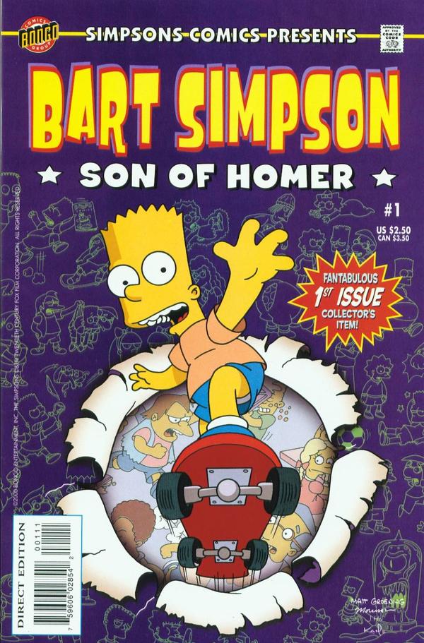 Cover of Simpsons Comics Presents Bart Simpson #1
