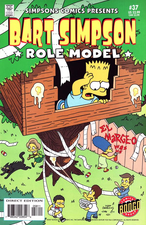 Cover of Simpsons Comics Presents Bart Simpson #37