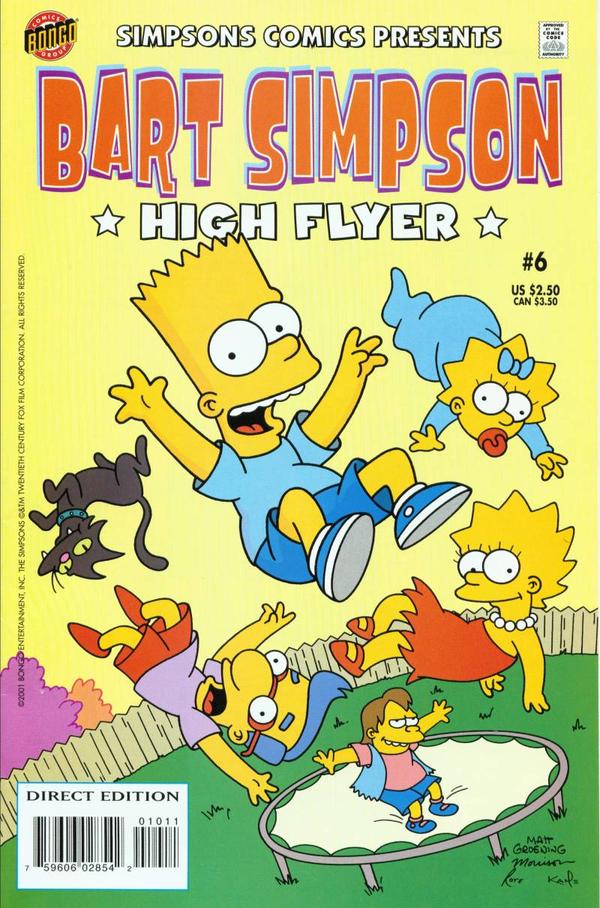 Cover of Simpsons Comics Presents Bart Simpson #6