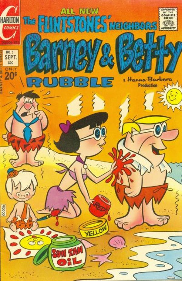 Cover of Barney and Betty Rubble #5
