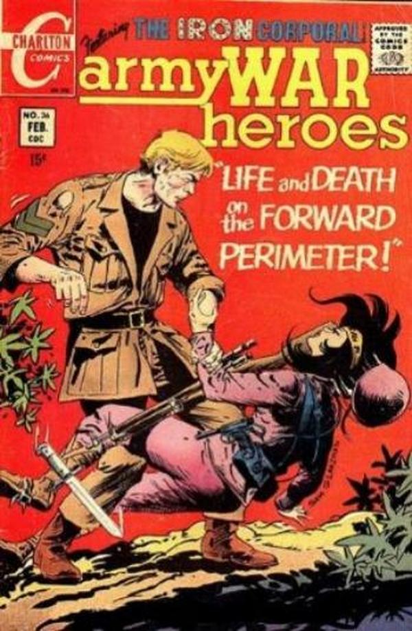 Cover of Army War Heroes #36