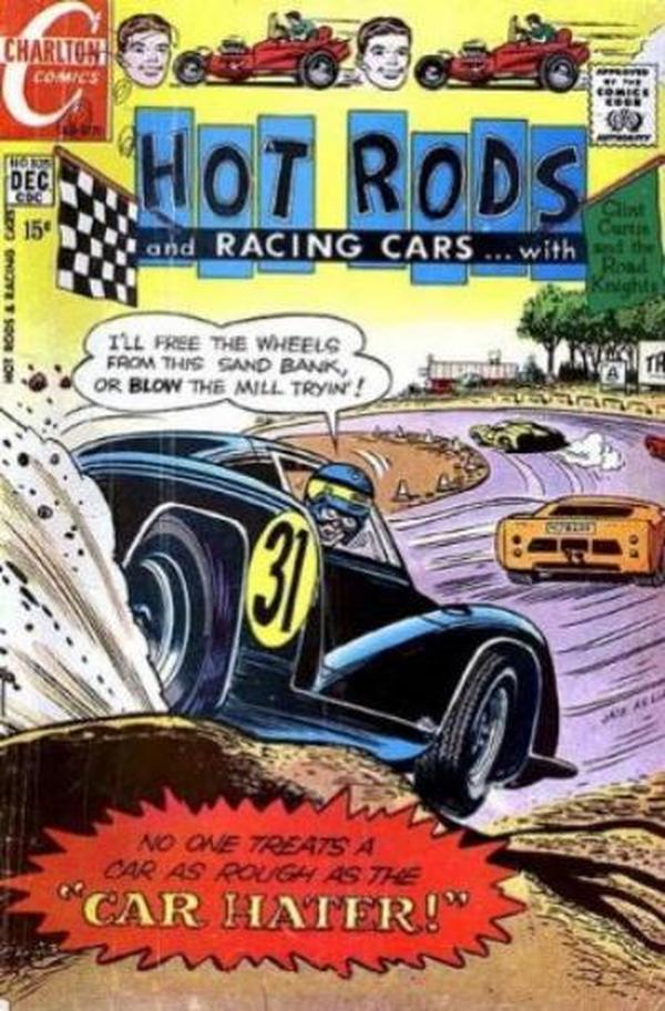 Cover of Hot Rods and Racing Cars #105