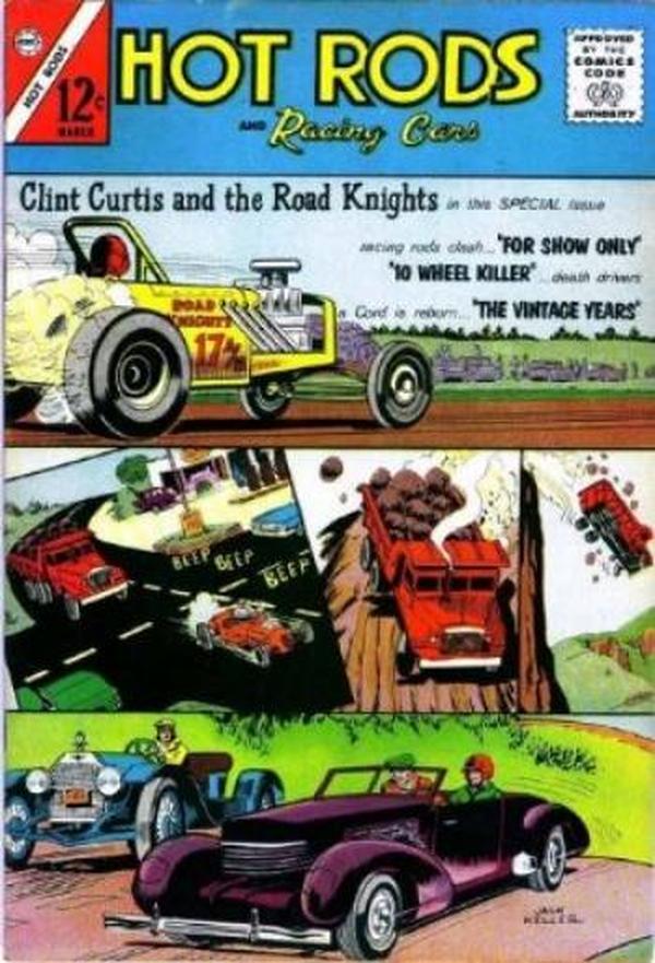 Cover of Hot Rods and Racing Cars #62