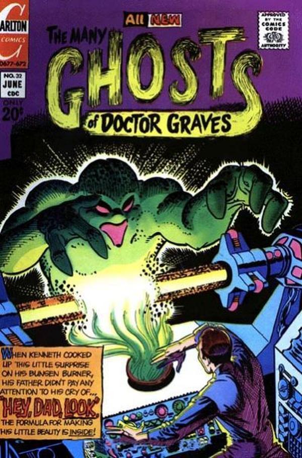 Cover of The Many Ghosts of Dr. Graves #32