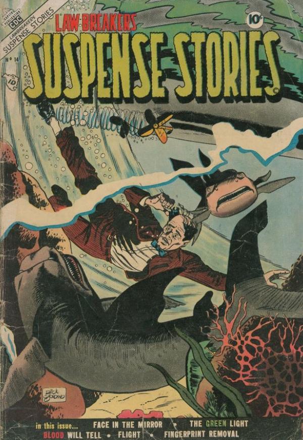 Cover of Lawbreakers Suspense Stories #14