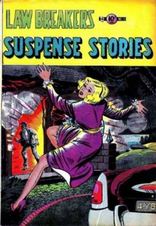 Cover of Lawbreakers Suspense Stories #10