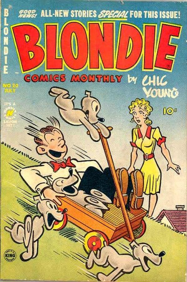 Cover of Blondie Comics Monthly #20