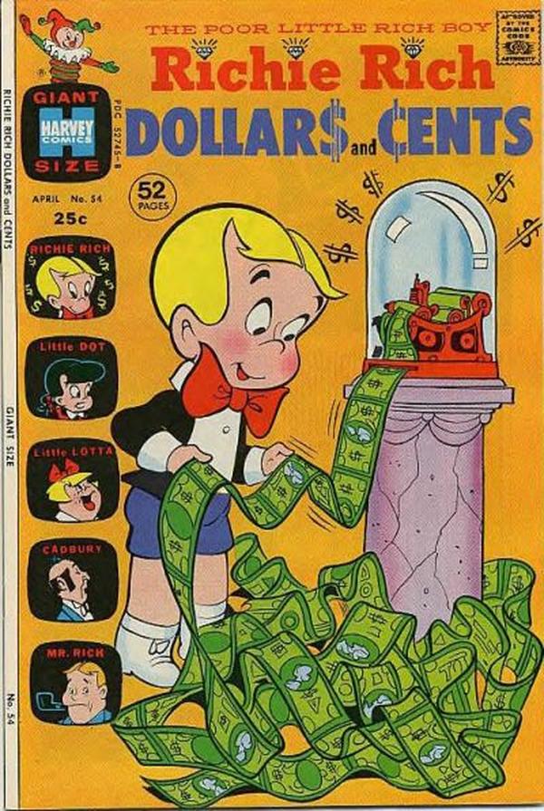 Cover of Richie Rich Dollars and Cents #54