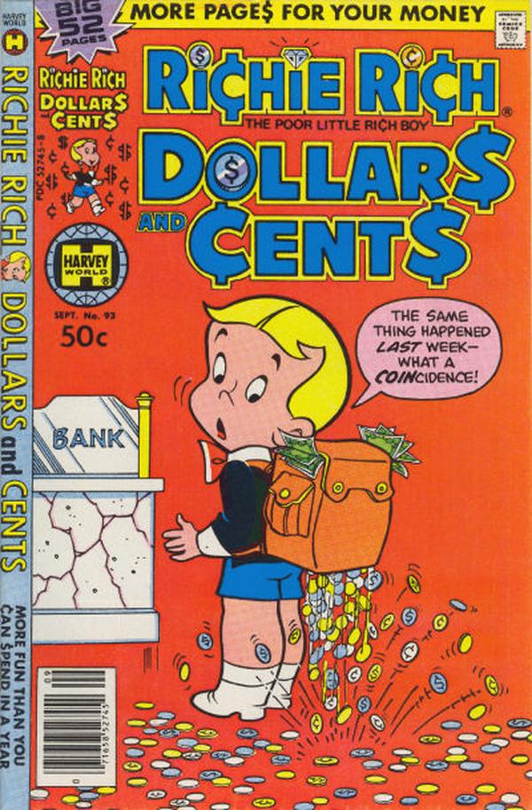 Cover of Richie Rich Dollars and Cents #93
